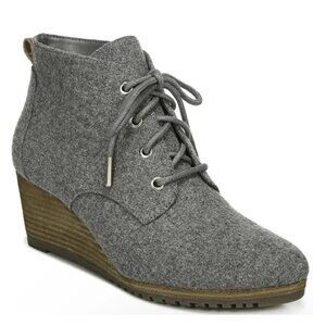 Dr. Scholls Close Call Lace Up Wedge Ankle Bootie